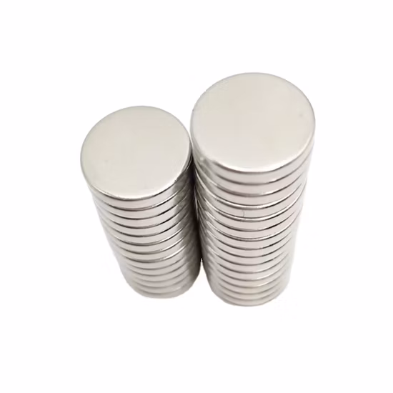 Disc Shaped Compression Molded NdFeB Round Neodymium Bonded Magnet